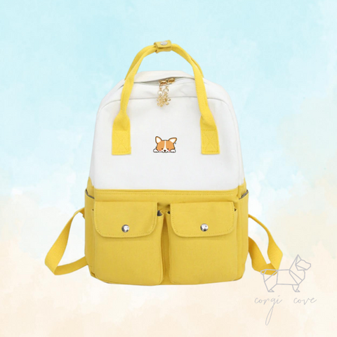 Adventure Corgi Travel Backpack