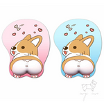 Bouncy Butt Corgi Wrist Support Mouse Pad