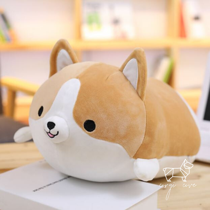 Hug Me Corgi Stuffed Animal Huggable Plush Pillows