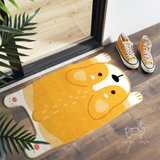 Lazy Corgi Welcome Doormat