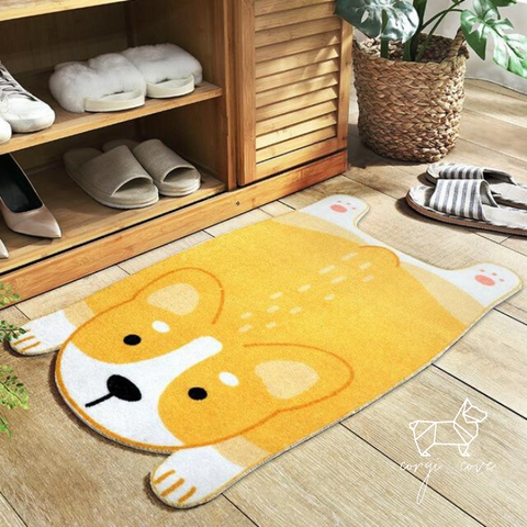 Lazy Corgi Welcome Doormat
